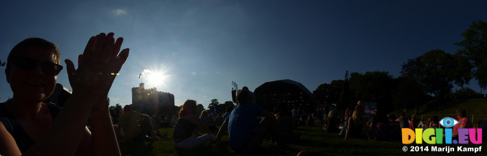 FZ006488-94 Jenni at concert in Cardiff Castle grounds